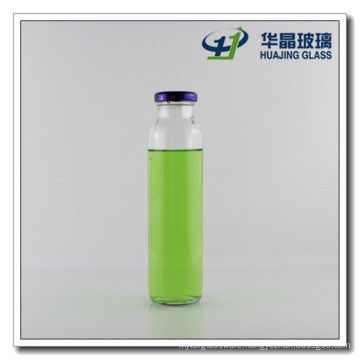 300ml Beverage Glass Bottle Juice Glass Bottle with Tin Lid